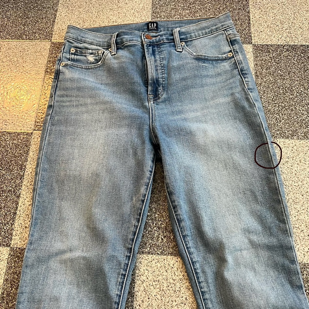 GAP Women's Skinny Jeans- Light Blue Size 8 - Picture 11 of 13
